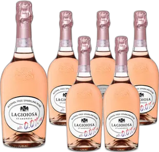 Italian Sparkling Rosé La Gioiosa et Amorosa, alkoholfrei